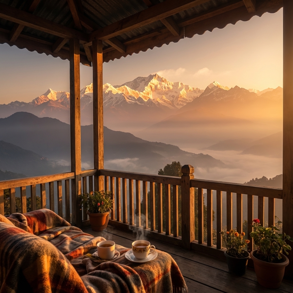 View of Mount Kanchenjunga